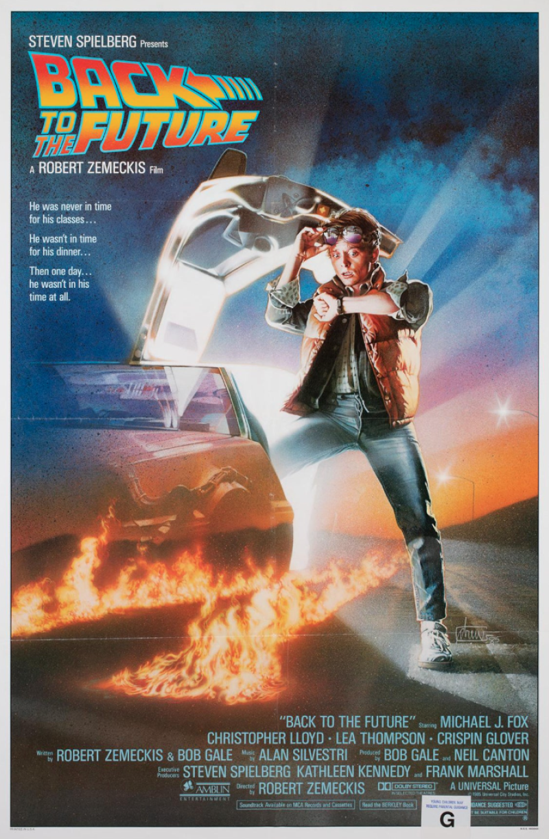 Drew Struzan Vintage Back To The Future Movie Poster Available For